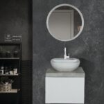 روشویی کابینتی کاکتوس مدل elegante 50 رنگ سفید پتینه کد 5013