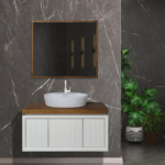 روشویی کابینتی کاکتوس مدل Atlantic رنگ سفید کد7011